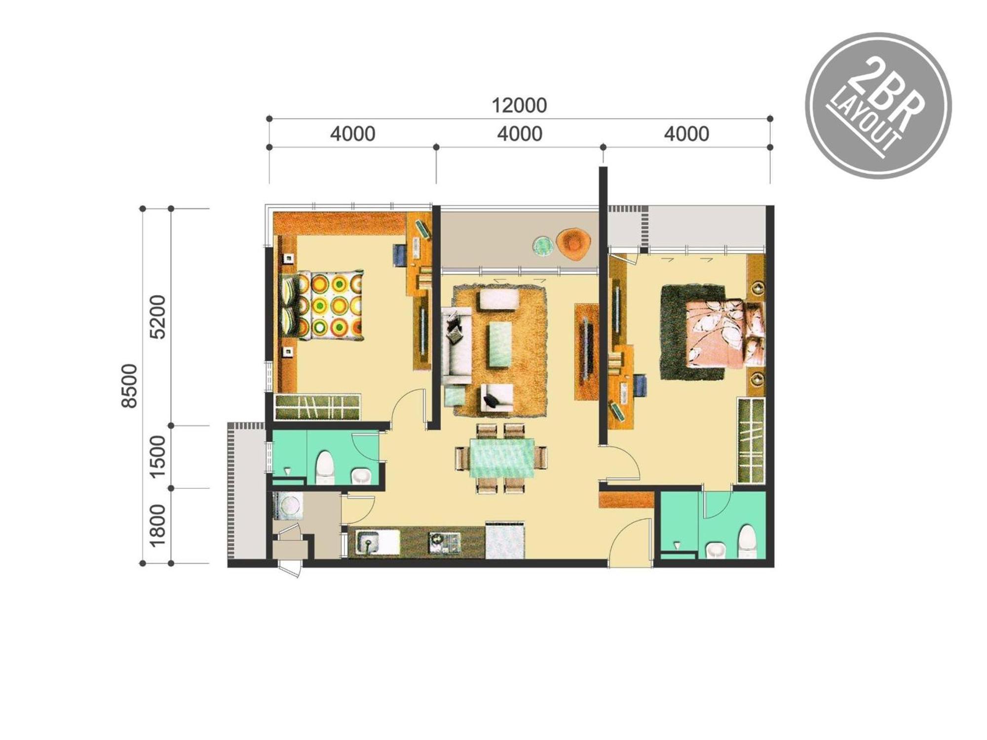 Jzstay - Atlantis Residences - 1br & 2br Malacca
